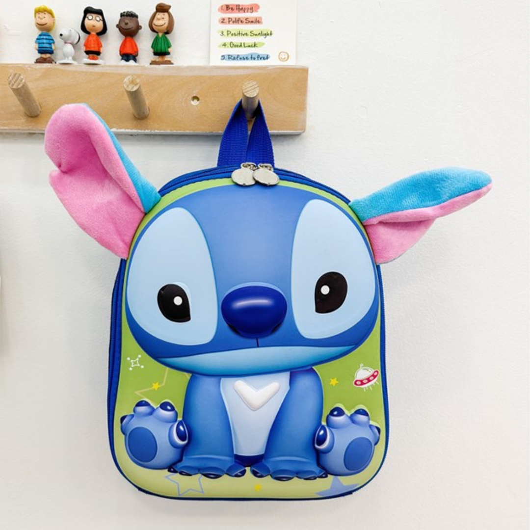 Stitch 3D pink ranac