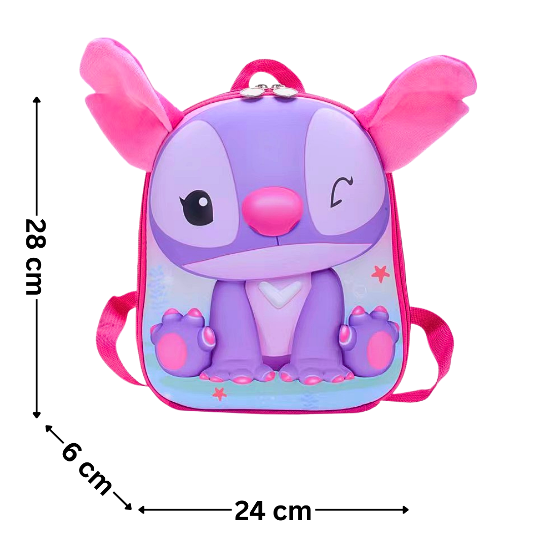 Stitch 3D pink ranac