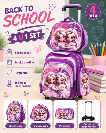 Školski ranac 4u1